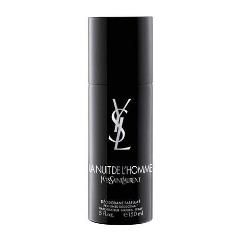 deodorant spray yves saint laurent|la nuit de l'homme deodorant.